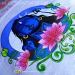  হাতে আঁকা সুন্দর একটি শিব নামাবলী / Shiv Namaboli Handmade Art /